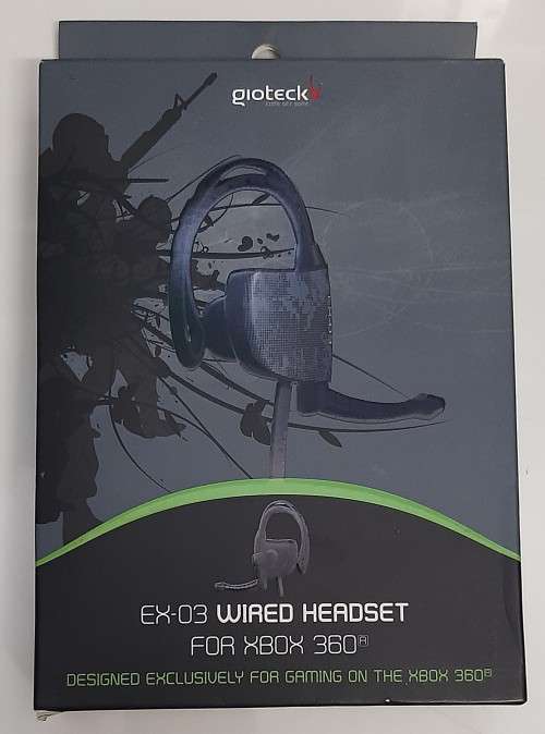 Gioteck Ex-03 Wired Headset for XBOX 360