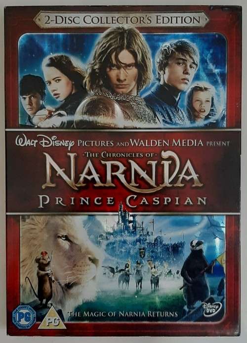 THE CHRONICLES OF NARNIA PRINCE CASPIAN  2 - DISC COLLECTOR`S EDITION  DVD - Good condition !!!