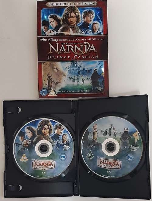 THE CHRONICLES OF NARNIA PRINCE CASPIAN  2 - DISC COLLECTOR`S EDITION  DVD - Good condition !!!