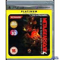 METAL GEAR SOLID 4 GUNS OF THE PATRIOTS PLATINUM  (PS3)  - Mint condition / Re - Sealed