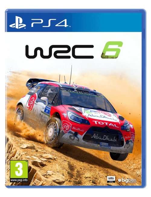 WRC 6   ( PS4 )  -   USED   - SAME DAY SHIPPING !!!!