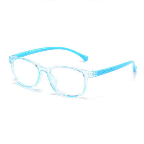 BLUE LIGHT BLOCKING GLASSES FOR KIDS   -   BLUE / CLEAR