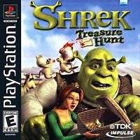 SHREK TREASURE HUNT   (PS1)   -       SAME DAY SHIPPING  !!! - ` Please read description `
