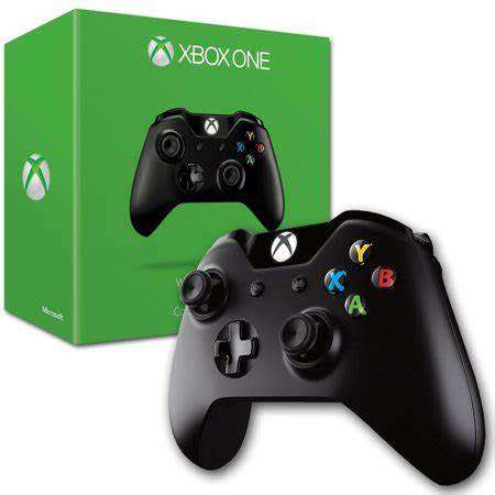 XBOX ONE BLACK WIRELESS CONTROLLER WITH RECHARGEABLE BATTERY - MINT CONDITION !!!