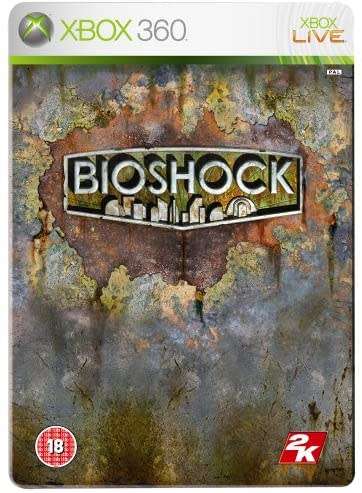 BIOSHOCK  STEELBOOK   ( Xbox 360  )    - Good condition !!!    -    SAME DAY SHIPPING !!!