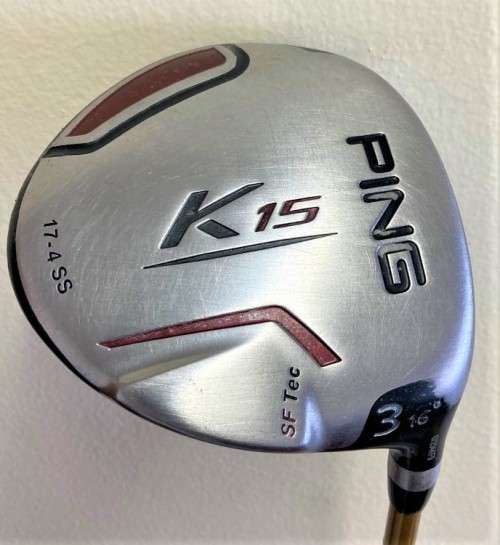 PING K15 3 WOOD 16 DEG. with FUJIKURA ROMBAX SX07 STIFF SHAFT  - FREE SHIPPING !!!