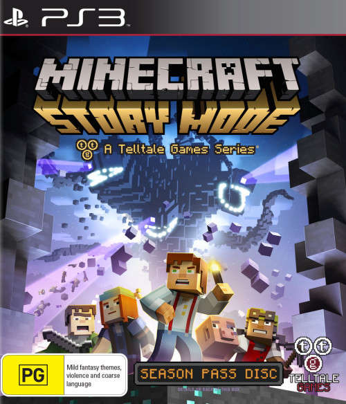 MINECRAFT STORY MODE A TELLE GAMES SERIES    (PS3)   -   Good condition !!!!