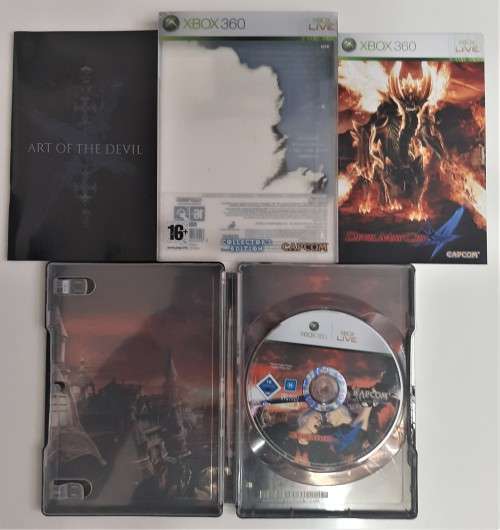 DEVIL MAY CRY 4 COLLECTORS EDITION STEELBOOK   (Xbox 360) -  Good condition !!!