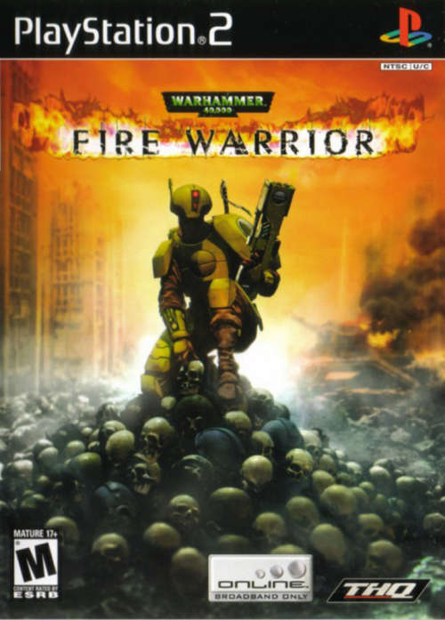 WARHAMMER 40.000 FIRE WARRIOR      (PS2)  -  Good condition !!!  -  SAME DAY SHIPPING !!!