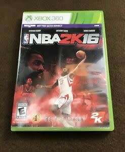 NBA2K16     (XBOX 360)  -    Mint - condition Re - Sealed - SAME DAY SHIPPING !!!