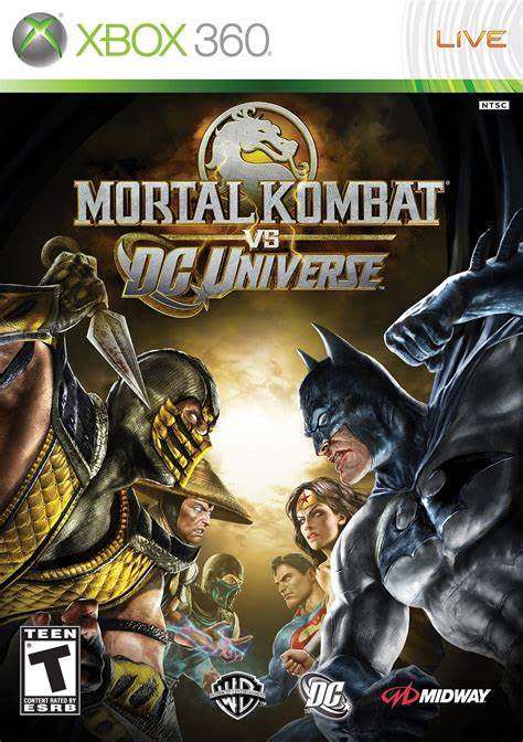 MORTAL KOMBAT VS DC UNIVERSE   (XBOX 360)   -   Mint condition / Re -  sealed