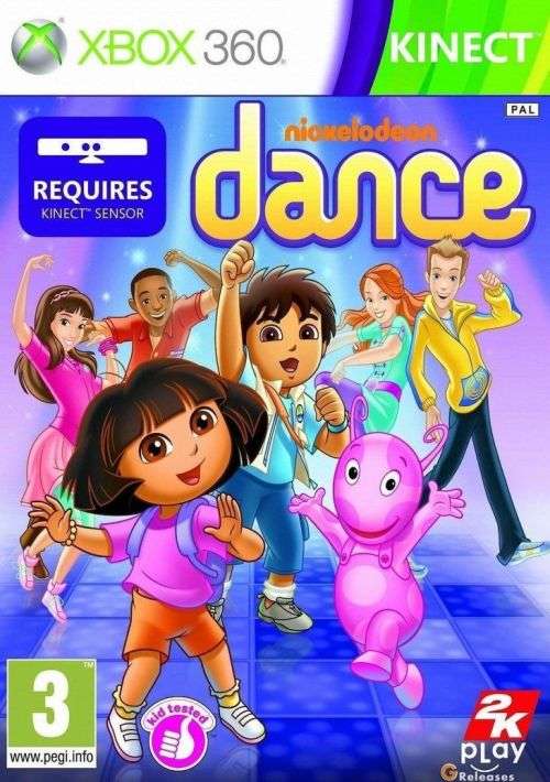 NICKELODEON DANCE   (Xbox 360)  -  (Kinect Required)  Good condition !!! -  SAME DAY SHIPPING !!!