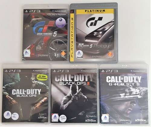 PS3 5 GAME  BUNDLE !!!  (CALL OF DUTY / RACING GAMES) (PS3) SAVE !! SAVE !!  - SAME DAY SHIPPING
