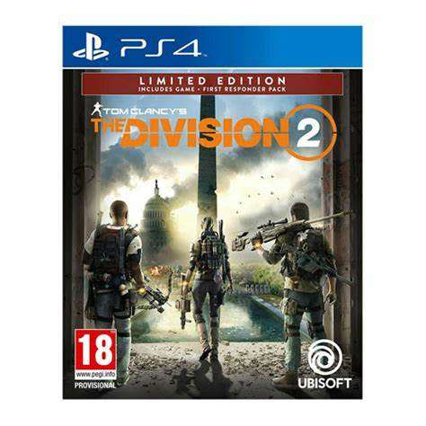 TOM CLANCYS THE DIVISION 2 LIMITED EDITION    (PS4)   -  Mint condition / Re - Sealed
