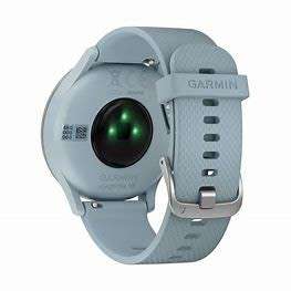 GARMIN WATCH VIVOMOVE HR SMARTWATCH - SILVER WITH SEAFOAM SILICONE STRAP and CHARGER