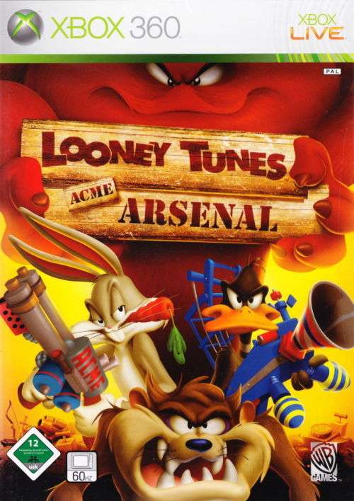 LOONEY TUNES ACME ARSENAL  (Xbox 360)   -    Good condition !!!  - SAME DAY SHIPPING !!!