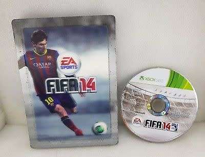 FIFA 14 LIMITED EDTION STEELBOOK  (Xbox 360)   -  Good condition !!!  -   SAME DAY SHIPPING !!!