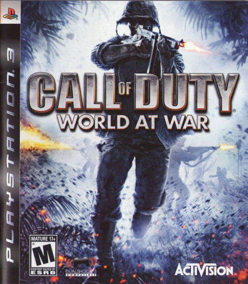 CALL OF DUTY AT WAR   (PS3)  -  Good condition !!!  -  SAME DAY SHIPPING !!!