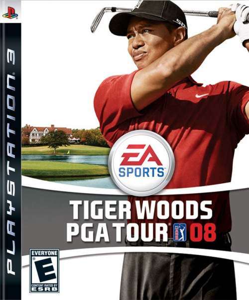 TIGER WOODS PGA TOUR 08   (PS3)  -  Good condition !!!  -  SAME DAY SHIPPING !!!