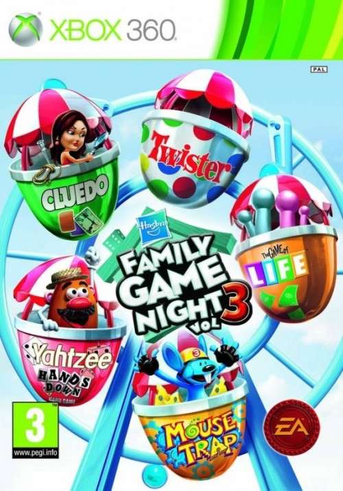 Hasbro Family Game Night Vol 3   Xbox 360