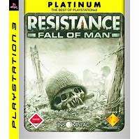 RESISTANCE FALL OF MAN PLATINUM   (PS3)  -    Good condition !!!  -  SAME DAY SHIPPING !!!