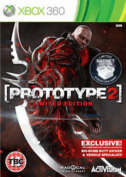 PROTOTYPE 2 LIMITED EDITION (Xbox 360)  -  Good condition !!!    -  SAME DAY SHIPPING !!!