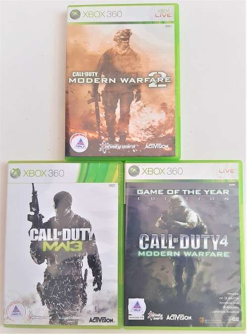 XBOX 360 CALL OF DUTY  COMBO BUNDLE  GAME - Good condition !!! - SAME DAY SHIPPING !!!