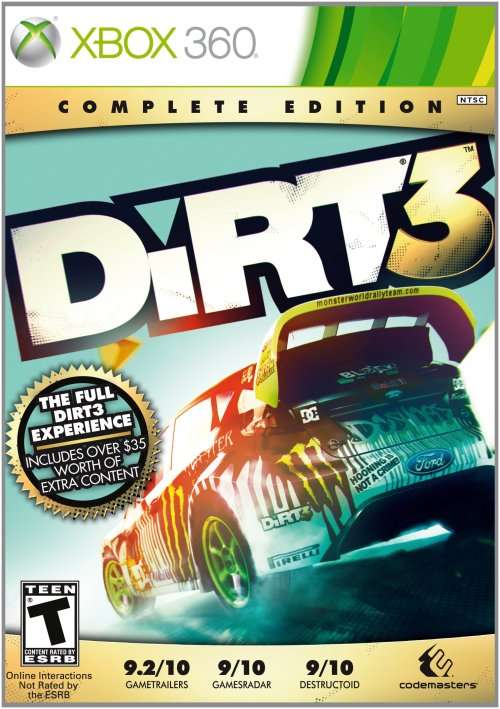 DIRT 3 COMPLETE EDITION  XBOX 360  -   Good condition !!!!    -    SAME DAY SHIPPING