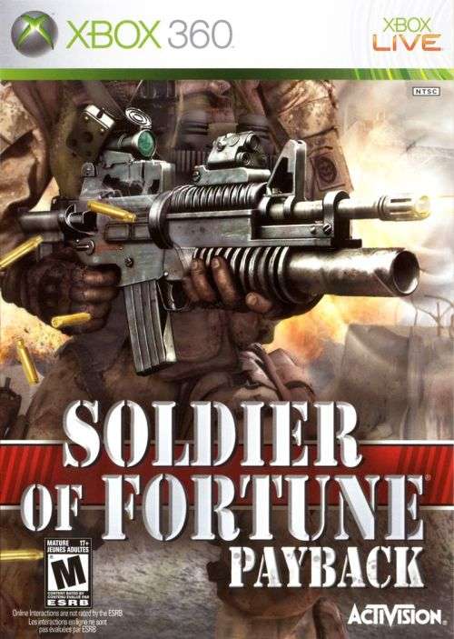 SOLDIER OF FORTUNE PAYBACK     (Xbox 360)  -   NTSC / NOT PAL  -  Good condition !!!!
