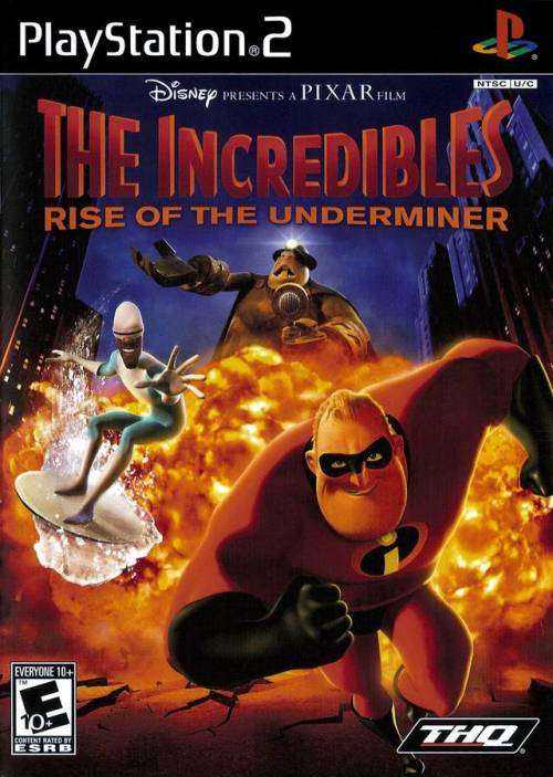 THE INCREDIBLES RISE OF THE UNDERMINER   (PS2)  -  Good condition !!! -    SAME DAY SHIPPING   !!!