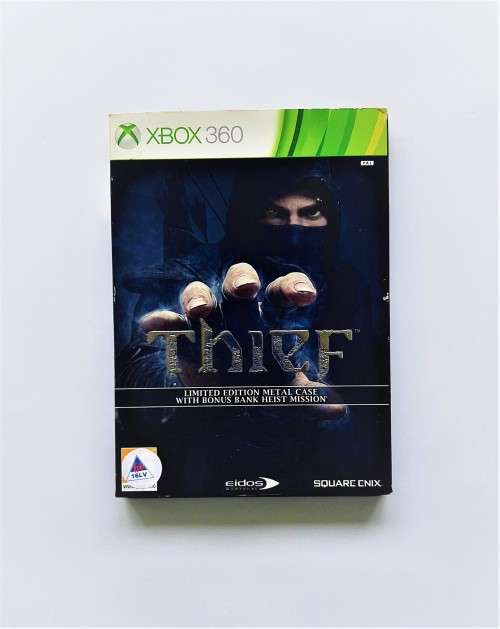 THIEF LIMITED EDITION METAL CASE WITH BONUS BANK HEIST MISSION   (Xbox 360)  -  Good condition !!