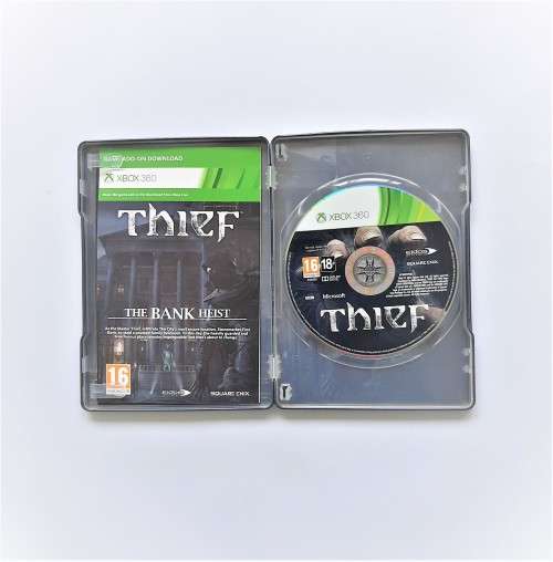 THIEF LIMITED EDITION METAL CASE WITH BONUS BANK HEIST MISSION   (Xbox 360)  -  Good condition !!