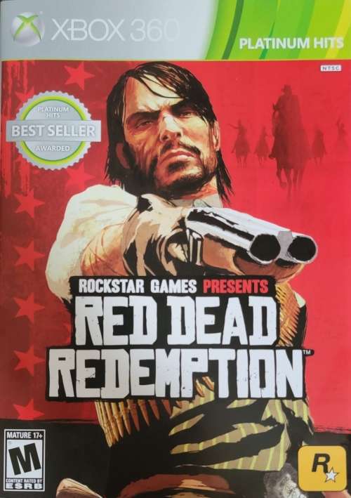 RED DEAD REDEMPTION PLATINUM HITS  (Xbox 360)  - Mint condition / Re - Sealed -  NTSC