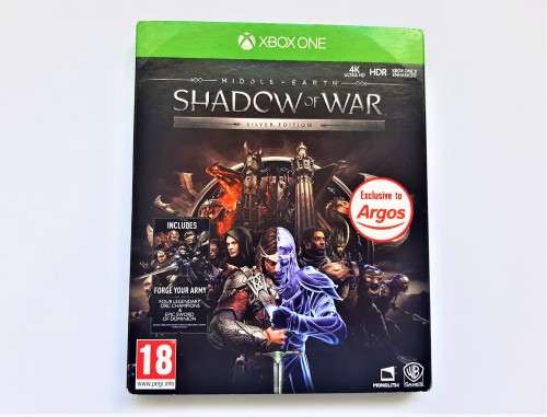 MIDDLE EARTH  SHADOW OF WAR SILVERTON EDITION  (Xbox One)  - Good condition !!  -  SAME DAY SHIPPING