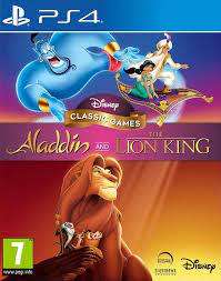 ALADDIN AND THE LION KING     (PS4)   - Good condition!!!  -  SAME DAY SHIPPING!!!