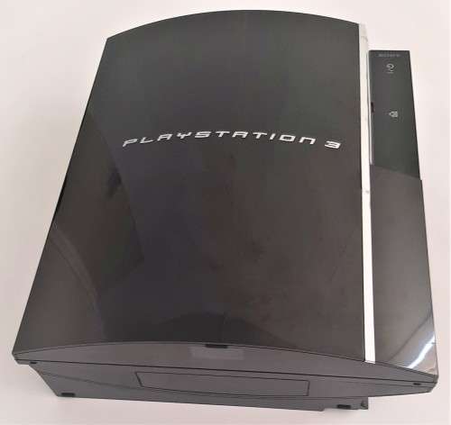 PS3 CONSOLE BLACK  60 GB + NEW & SEALED WIRED CONTROLLER  CABLES  -  (  DEAL  247 )