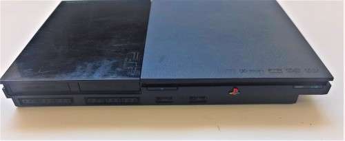 PLAYSTATION 2 (PS2) CONSOLE BLACK SLIM  + ORIGINAL  CONTROLLER + CABLES + 6 GAMES  - ( DEAL 017 )