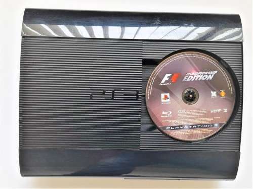 PS3 CONSOLE BLACK SLIM 12GB + ORIGINAL CONTROLLER + 4 GAMES & CABLES  - LAST ONE (  DEAL 016 )