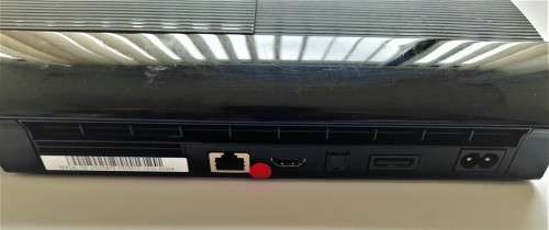 PS3 CONSOLE BLACK SLIM 12GB + ORIGINAL CONTROLLER + 4 GAMES & CABLES  - LAST ONE (  DEAL 016 )