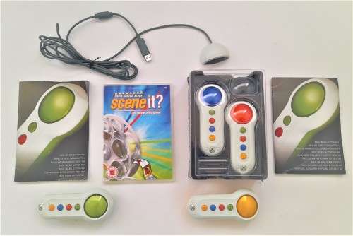 SCENE IT ? LIGHTS , CAMERA , ACTION    (XBOX360)  -   SHOP SOILED - PACKAGING USE - AS SEEN