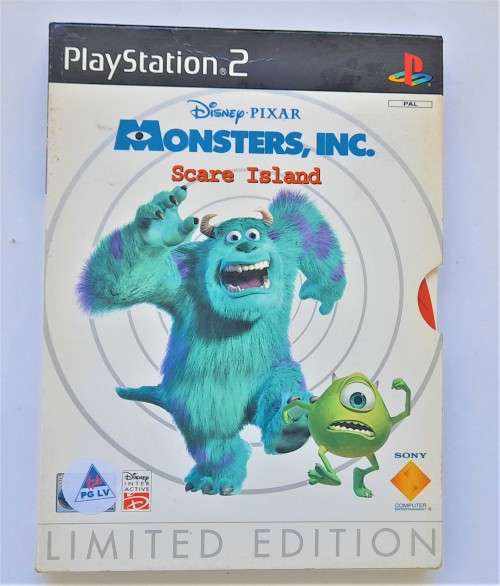 DISNEY PIXAR MONSTERS INC SCARE ISLAND LIMITED EDITION PS2
