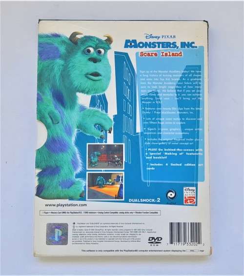 DISNEY PIXAR MONSTERS INC SCARE ISLAND LIMITED EDITION PS2
