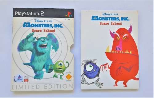 DISNEY PIXAR MONSTERS INC SCARE ISLAND LIMITED EDITION PS2
