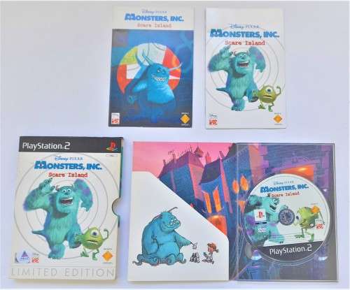 DISNEY PIXAR MONSTERS INC SCARE ISLAND LIMITED EDITION PS2