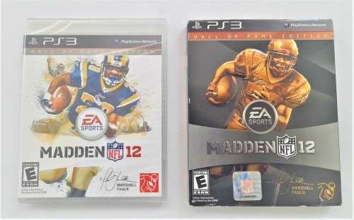 MADDEN NFL 12 HALL OF FAME EDITION    (PS3)    -   NEW & SEALED IN CARDBORD SLEEVE - ONLY ONE ON BOB
