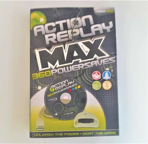 ACTION REPLAY 360POWERSAVES / CHEATS   DVD -  XBOX 360     -    Good condition - SAME DAY SHIPPING !