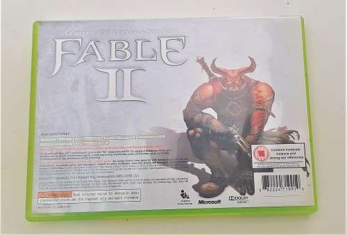 FABLE II LIMITED COLLECTORS EDITION      (Xbox 360)    -   Good condition !!!  - SAME DAY SHIPPING