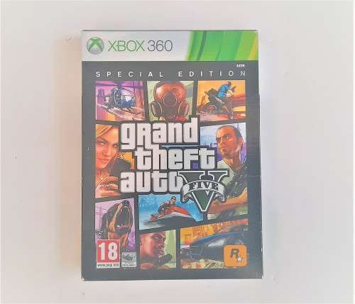 GRAND THEFT AUTO V SPECIAL EDITION STEELBOOK   (XBOX 360) -  Good condition !!!!