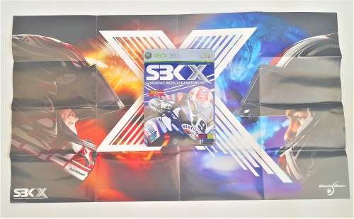 SBK X SUPERBIKE WORLD CHAMPIONSHIP STEELBOOK STEELCASE RARE   (Xbox 360 )  -   Good condition !!!