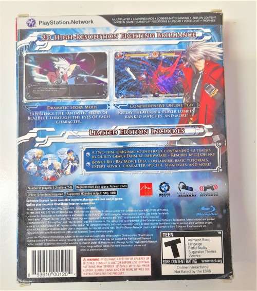 Blazeblue Calamity Trigger Limited Edition    PS3